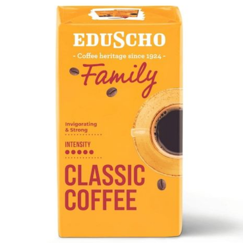 Ceai si Cafea - Cafea macinata, Eduscho Family, 500 g