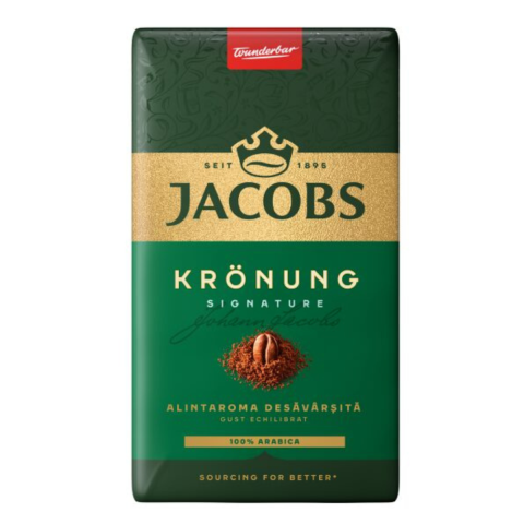 Ceai si Cafea - Cafea macinata, Jacobs Kronung Alintaroma, 500 g