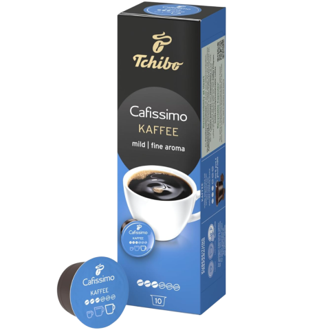 Cafea - Cafea Tchibo Cafissimo Caffe Crema Mild Fine Aroma, 10 capsule, 65 g