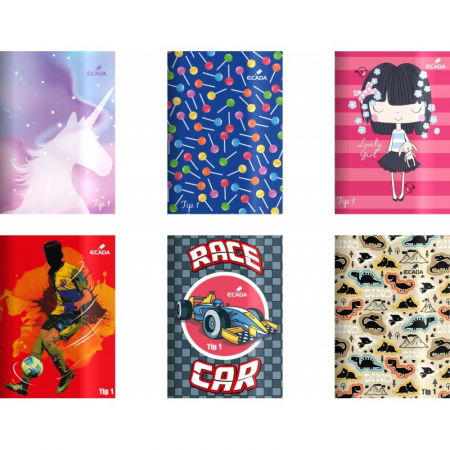 Caiete Speciale - Caiet A5 TIP 1 - ECADA