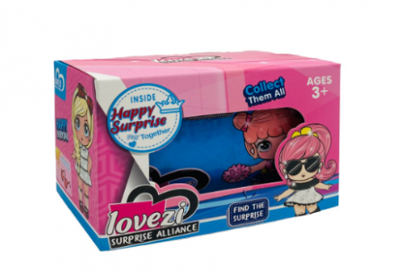 Figurine - Capsula Lovezi Surprise Alliance, cu accesorii surpriza, Mistery Box, Albastru