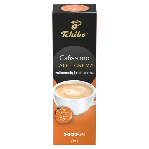 Cafea - Capsule Tchibo Cafissimo Caffé Crema Rich Aroma, 10 capsule x 7,4 g