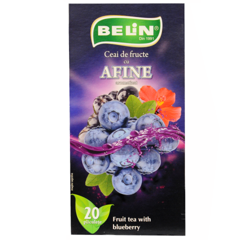 Ceai - Ceai afine Belin, 20 plicuri, 40 gr