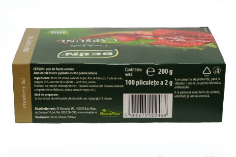 Ceai capsuni Belin, 100 plicuri, 200 gr [1]