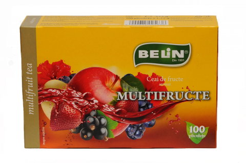 Ceai - Ceai multifructe Belin, 100 plicuri, 175 gr