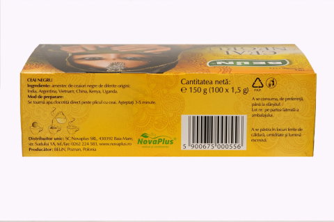 Ceai Negru Belin, 100 plicuri, 150 gr [1]