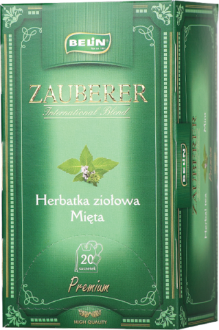 Ceai si Cafea - Ceai Zauberer de menta, 20 plicuri, 34 gr