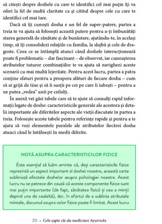 Cele sapte cai ale medicinei AYURVEDA de Sarah Kucera, DC, CAP [7]