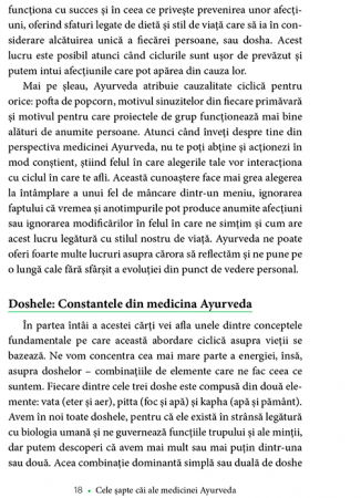 Cele sapte cai ale medicinei AYURVEDA de Sarah Kucera, DC, CAP [6]