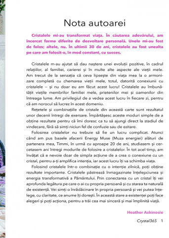 CRYSTAL 365. GHIDUL TAU pentru sanatate, bunastare financiara si echilibru de Heather Askinosie [5]