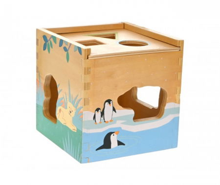 Puzzle 3D Lemn - Cutie Inteligenta Din Lemn - Ileana Prodexim