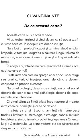De la omul de carne la Omul de Lumina [3]