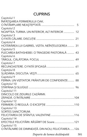 Departe de lumea dezlantuita [6]