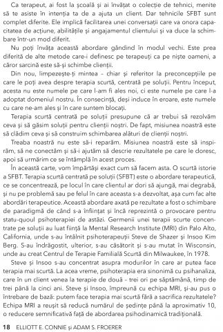 DIAMOND: Terapia scurta centrata pe solutii de Elliott E. Connie, Adam S. Froerer [9]