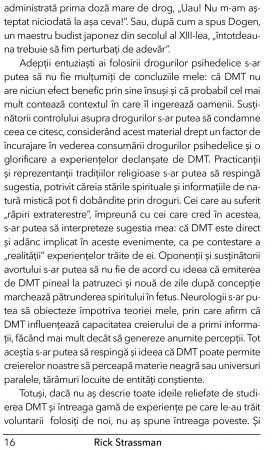 DMT: Molecula spiritului de Rick Strassman, M.D. [8]