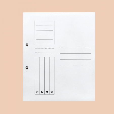 Folii, Dosare, Mape - Dosar capse 1/1 carton alb