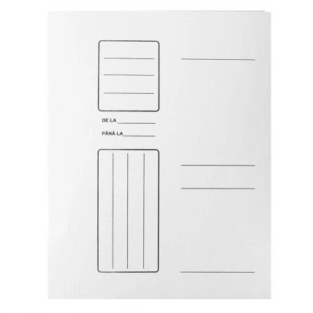 Dosar plic carton alb