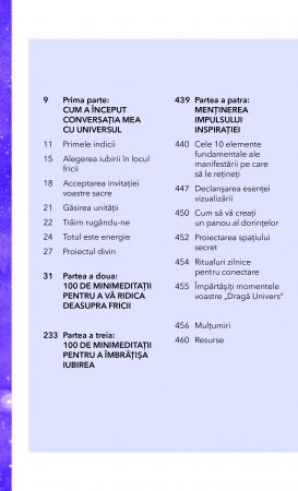 Draga Univers. 200 de mini-meditatii pentru manifestari instantanee de Sarah Prout [1]