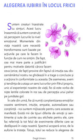 Draga Univers. 200 de mini-meditatii pentru manifestari instantanee de Sarah Prout [6]