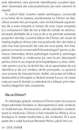 Efectul Chiron de Lisa Tahir, LSCW [6]