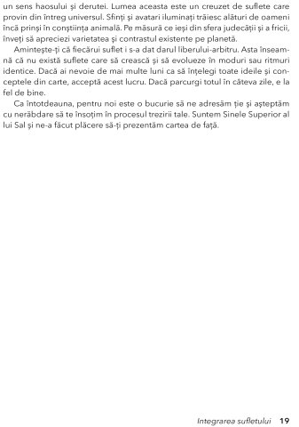 Integrarea Sufletului [14]