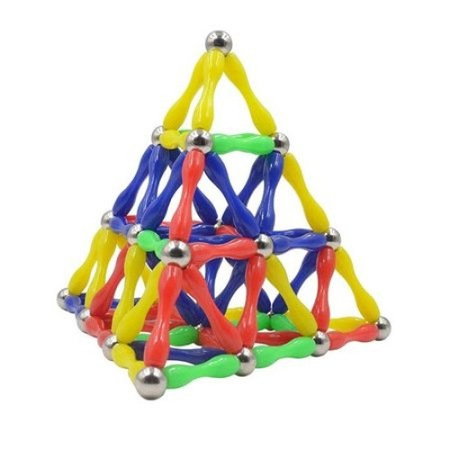 Joc de Constructie Magnetic 50 Piese - Ileana Prodexim [1]