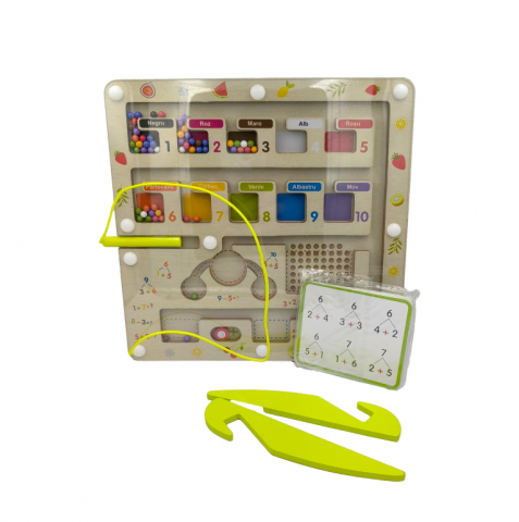 Jocuri - Joc educativ magnetic pentru copii, Labirint magnetic
