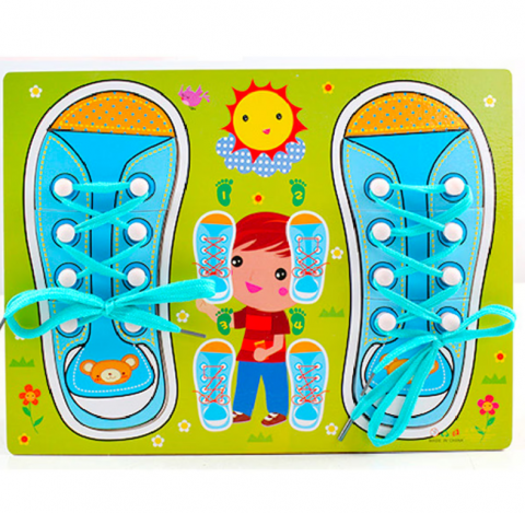 Puzzle - Joc Montessori - Pantofi de Siretuit