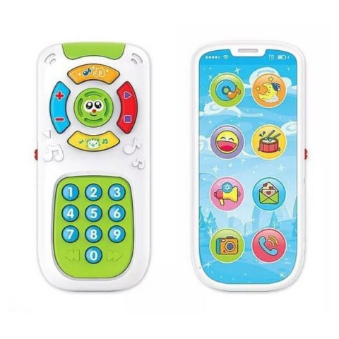 Jocuri si jucarii educative - Jucarie pentru copii, Telefon Smartphone si Telecomanda 2 in 1, 18 luni+  - Ileana  Prodexim