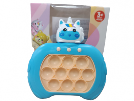 Creativitate - Jucarie Senzoriala Inteligenta de Apasat, Pop It Electronic Albastru