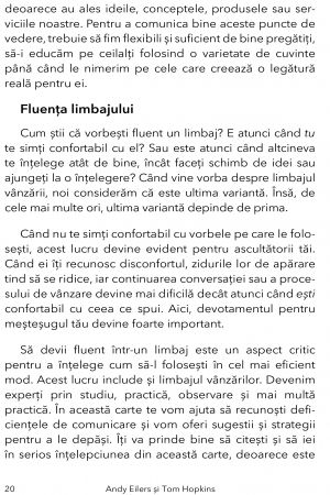 Limbajul vanzarilor de Andy Eilers si Tom Hopkins [13]