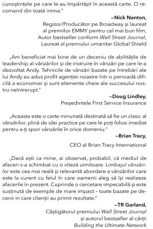 Limbajul vanzarilor de Andy Eilers si Tom Hopkins [2]