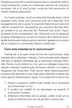 Limbajul vanzarilor de Andy Eilers si Tom Hopkins [14]