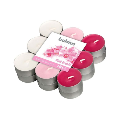 Lumanari parfumate, Bolsius, Orhidee, 18 bucati