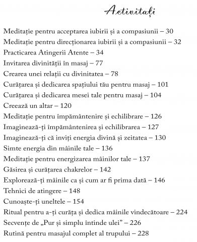 Masajul Sacru. Magia si ritualul atingerii linistitoare de Debra DeAngelo [3]