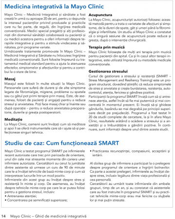Mayo Clinic. Ghid de medicina integrativa de Brent A. Bauer, M.D. [11]