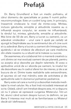 Meditatie la nivel Celular de Dr. Barry Grundland, Patricia Kay, M.A., CCH, CSD [8]
