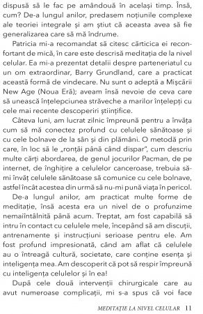Meditatie la nivel Celular de Dr. Barry Grundland, Patricia Kay, M.A., CCH, CSD [5]