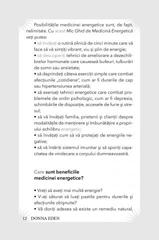 Mic ghid de Medicina Energetica de Donna Eden [6]
