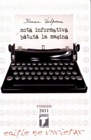 Literatura Universala - Nota informativa batuta la masina de Ileana Vulpescu