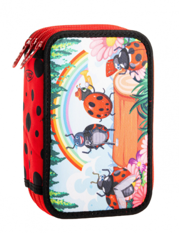 Birotica & Papetarie - Penar 3 fermoare echipat Ladybug, DACO