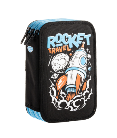 Birotica & Papetarie - Penar 3 fermoare echipat Rocket, DACO