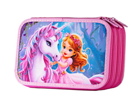 Penar 3 fermoare echipat Unicorn si Printesa [2]