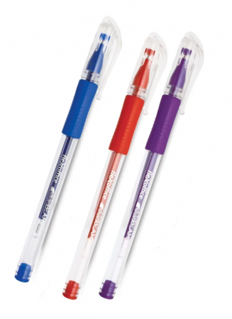 Pixuri si Rezerve - Pix cu gel 0.5 mm SunBeam - Mov - Flexoffice