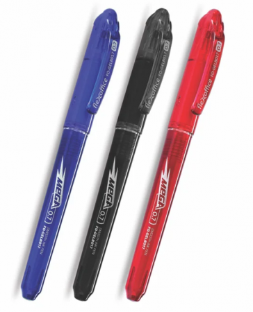 Pixuri si Rezerve - Pix cu gel Mega 0.7 mm - Albastru - Flexoffice