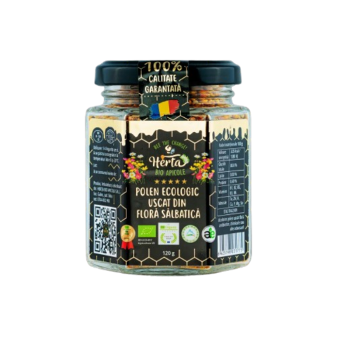 Polen Ecologic Uscat din Flora Salbatica, 120g