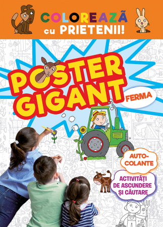 COLOREAZA CU PRIETENII - Poster Gigant. Ferma