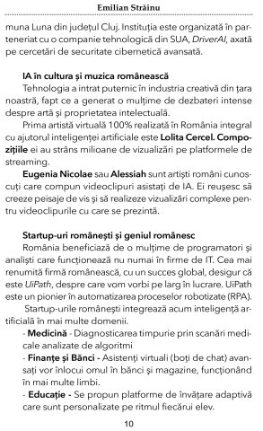 PROVOCARILE INTELIGENTEI ARTIFICIALE - Emilian Strainu [6]
