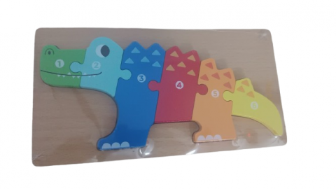 Puzzle 3D Excavator Montessori [2]