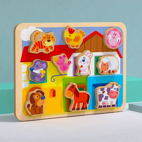 Puzzle - Puzzle animalele de la Ferma